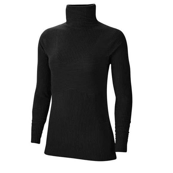 NIKE PRO HYPERWARM TOP IN BLACK - Picture 2 of 5